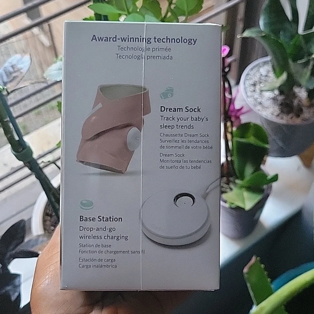 🆕️Owlet® Dream Sock Baby Monitor - Dusty Rose - Picture 3 of 8
